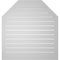 Ekena Millwork Octagonal Top Surface Mount PVC Gable Vent w/ 2"W x 2"P Brickmould Sill Frame, 34"W x 36"H GVPOT34X3603SF - alternate 5